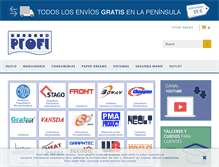 Tablet Screenshot of profi.es